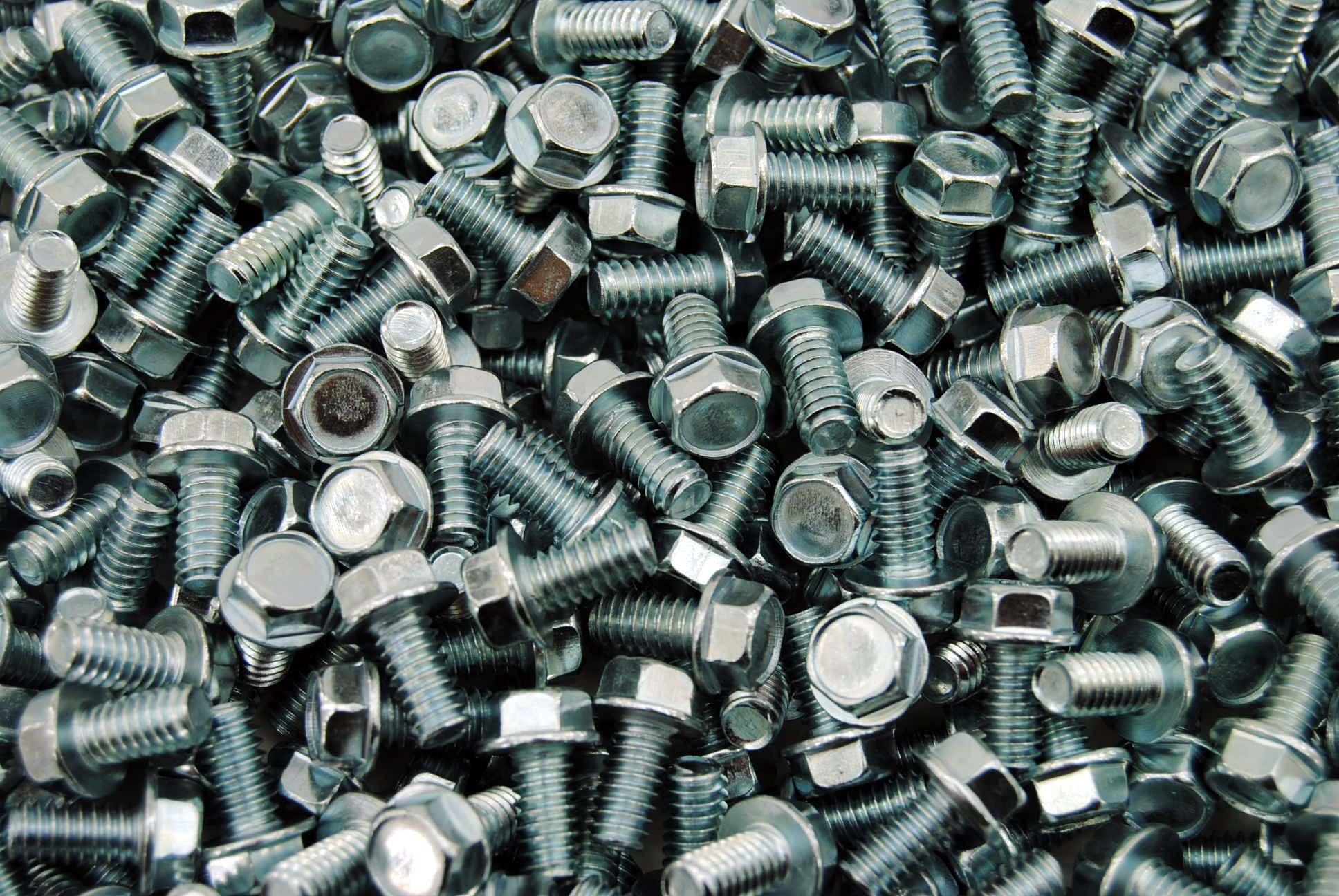 (500) Hex Washer Head 1/4-20 x 1/2 Machine Screws IHW