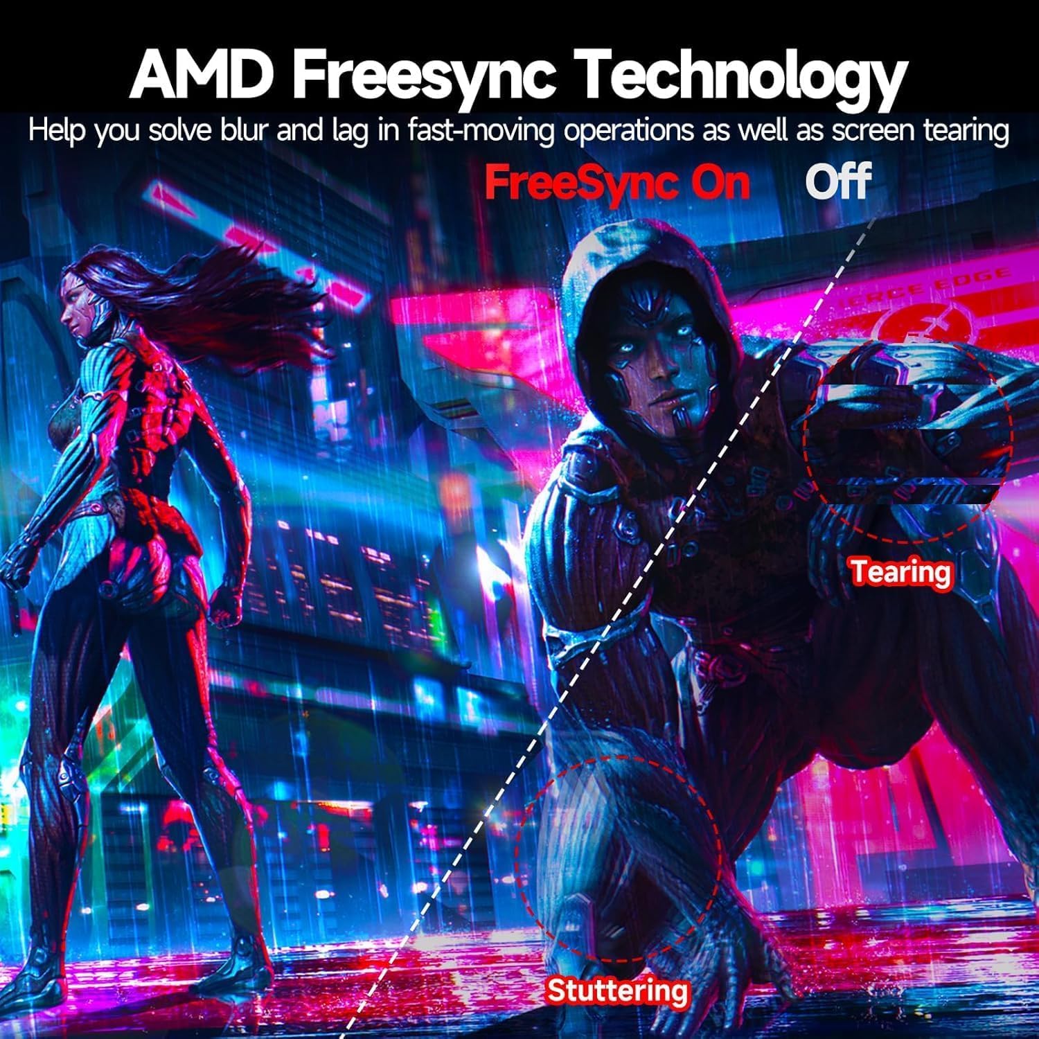 CRUA Monitor Gaming Curvo 27 Pollici 280Hz Full HD, 1ms con FreeSync & HDR, Immersione Totale 1800R, Eye Care Flicker-Free per PC/PS5/Xbox, Design Senza Cornice, HDMI/DP, VESA – Nero