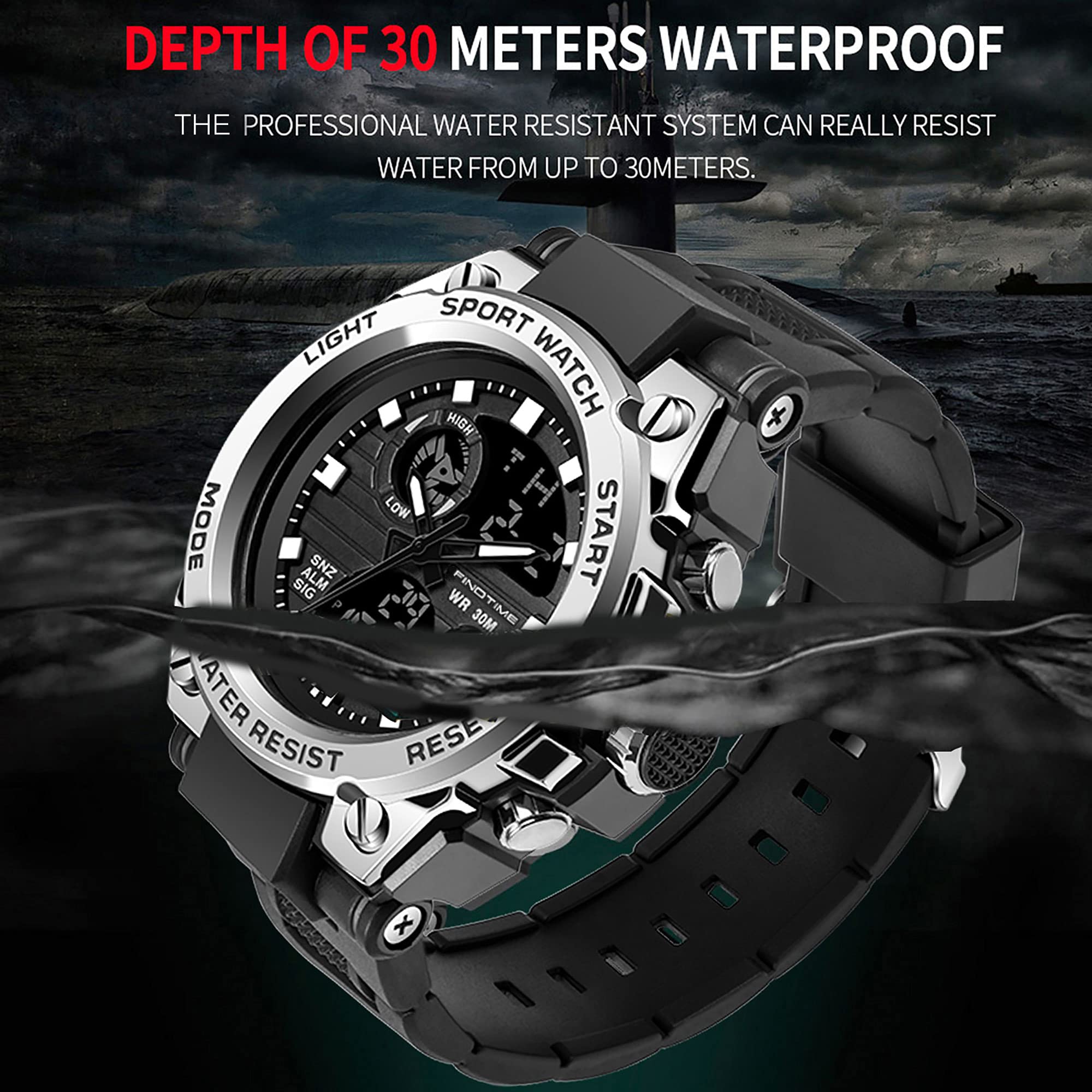 Orologio - - findtime - FindtimeSanda739BSilver