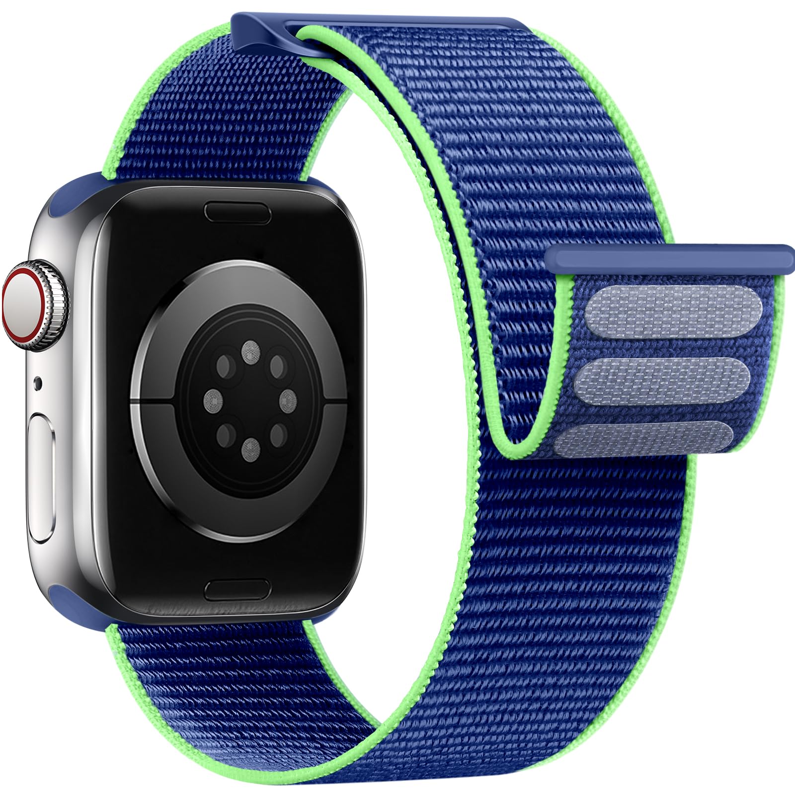 Yoohoo Nylon Armband Kompatibel mit Apple Watch Armband 40mm 41mm 42mm 38mm 46mm 44mm 45mm 49mm, Verstellbare Sport Armband für iWatch SE Ultra Ultra2 Series 10 9 8 7 6 5 4 3 2 1 Damen/Herren
