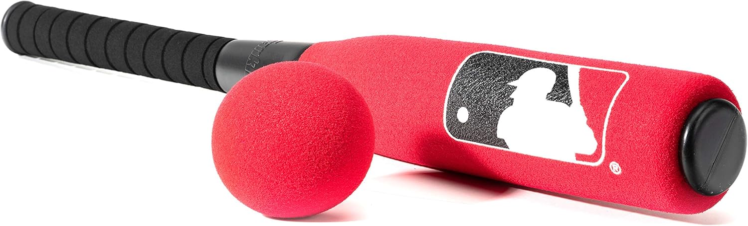 Franklin Sports MLB Oversized Foam Baseball Set - Includes Bat and Ball - Perfect for Beginners - Official MLB Licensed Product - Red, 24 inch/10 oz : Sports & Outdoors