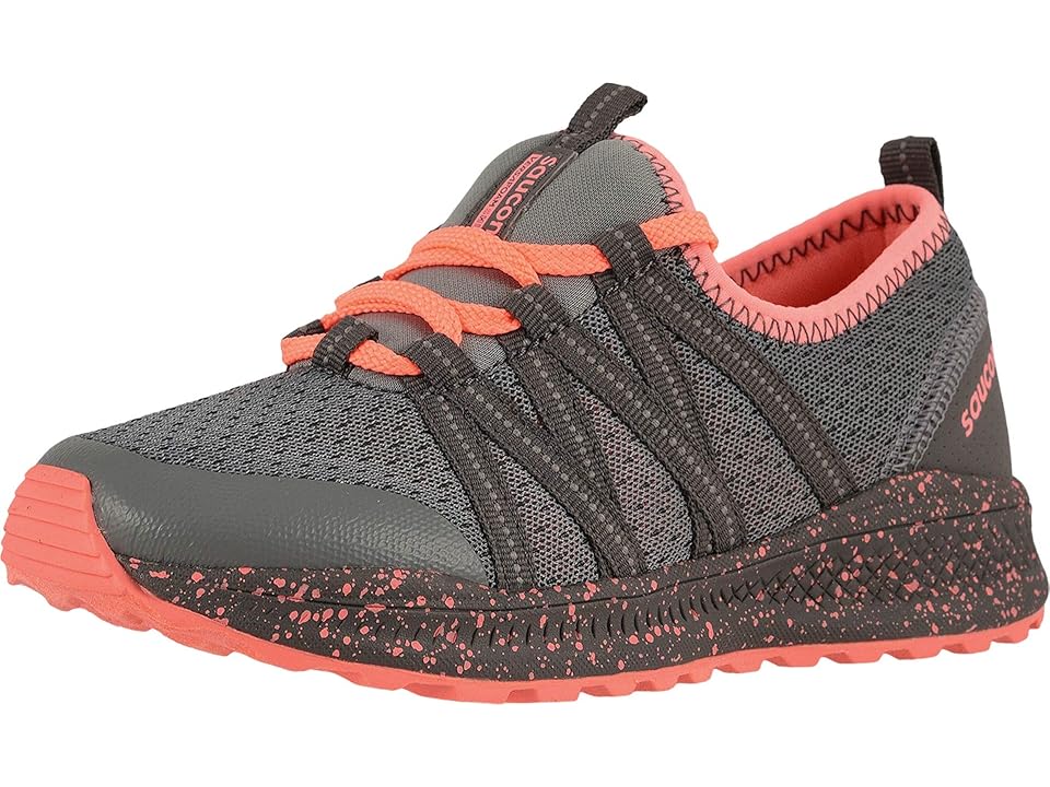 

Saucony Kids Versafoam Shift (Little Kid/Big Kid) (Grey/Coral) Girls Shoes, Gray