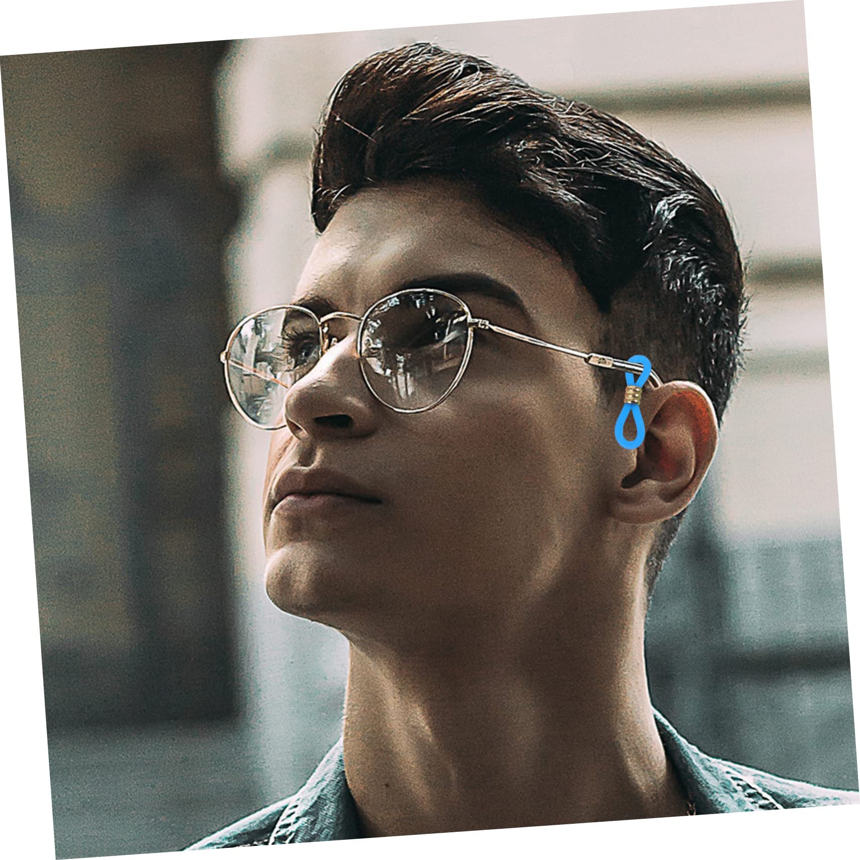 300piezas Cadena De Gafas De Silicona Antideslizante Conectores Ajustables Para Anteojos Para Actividades Deportivas y Uso Diario
