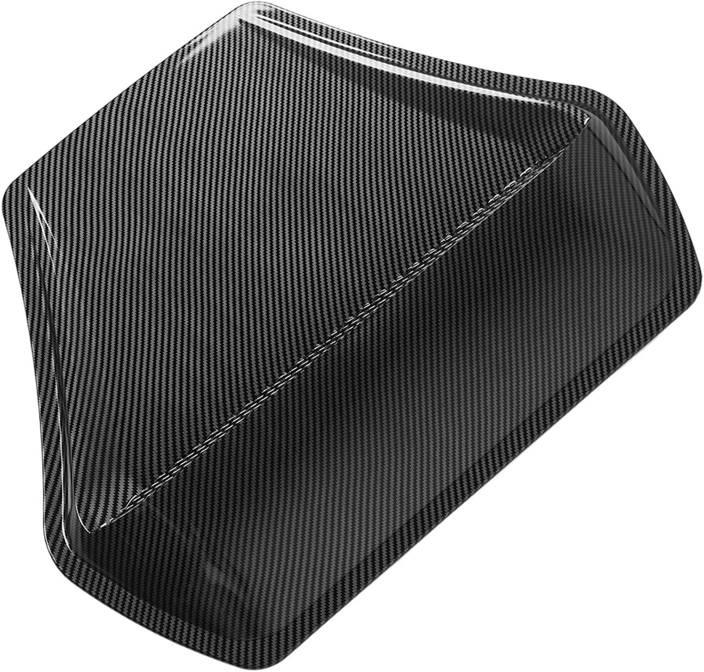 Heat Resistant Glossy Black Car Hood Air Vent Cover for Lancer EVO 10 (Carbon Fiber)