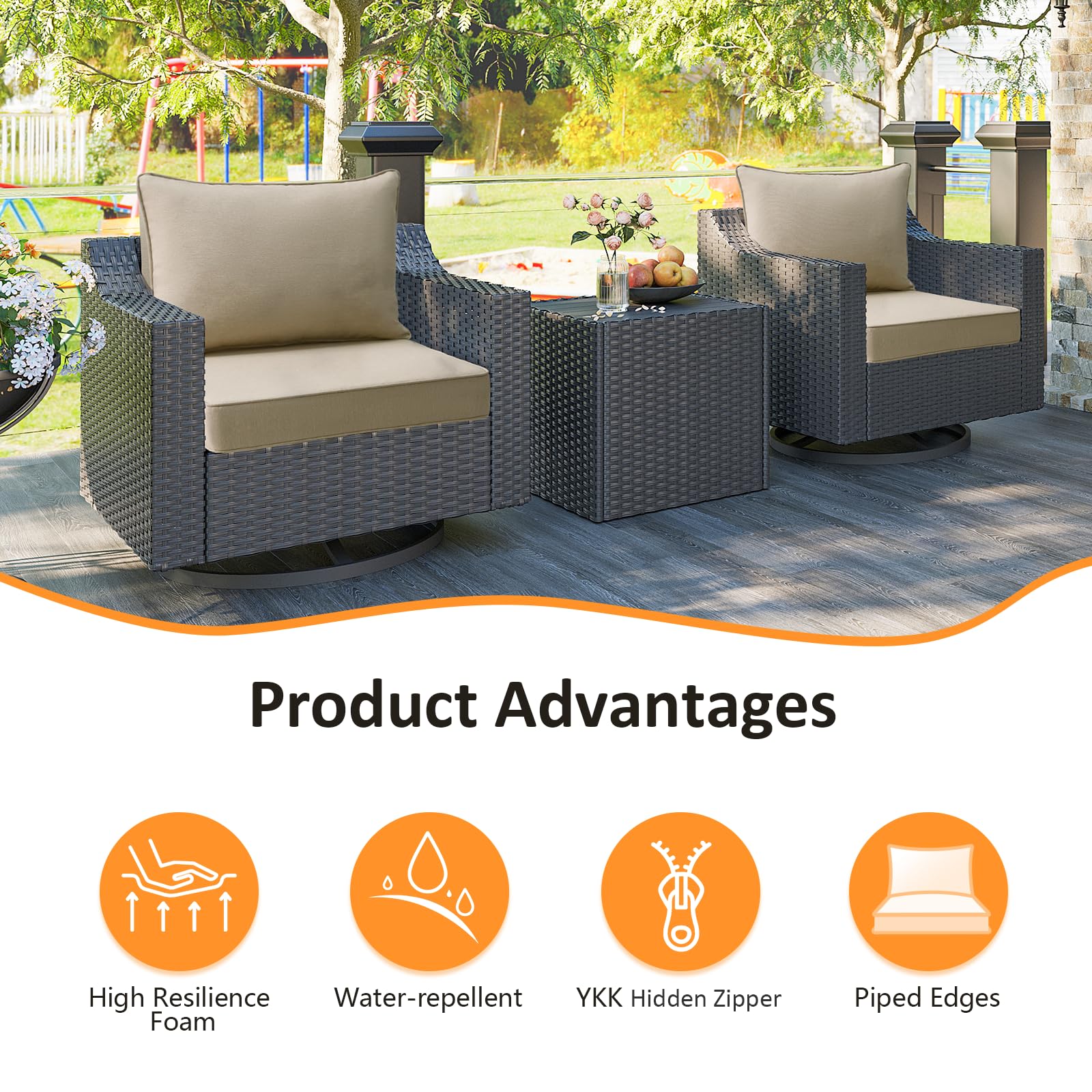 Replacement Cushions For Wicker Outdoor Furniture Outdoor Deep