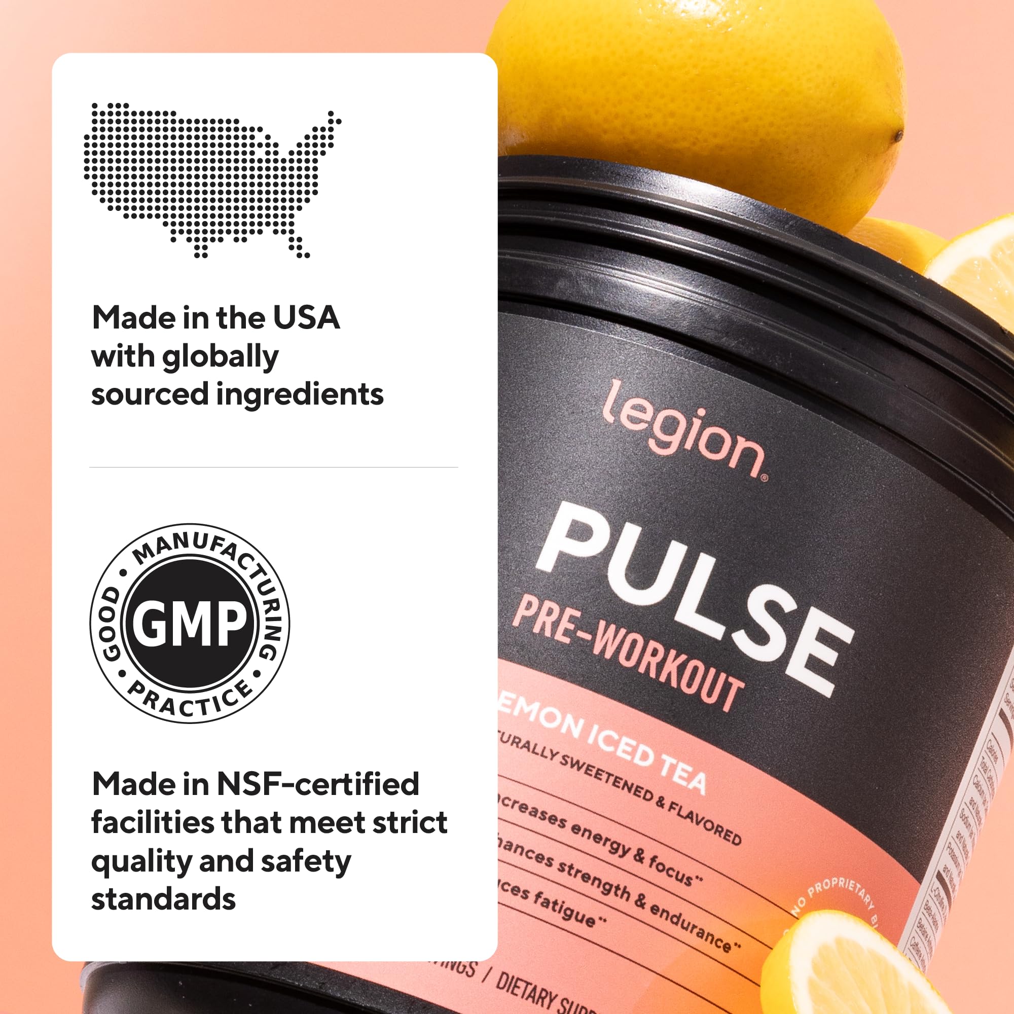 Legion Pulse Pre-Workout Powder, 350mg Caffeine, Fruit Punch — Amazon image 7