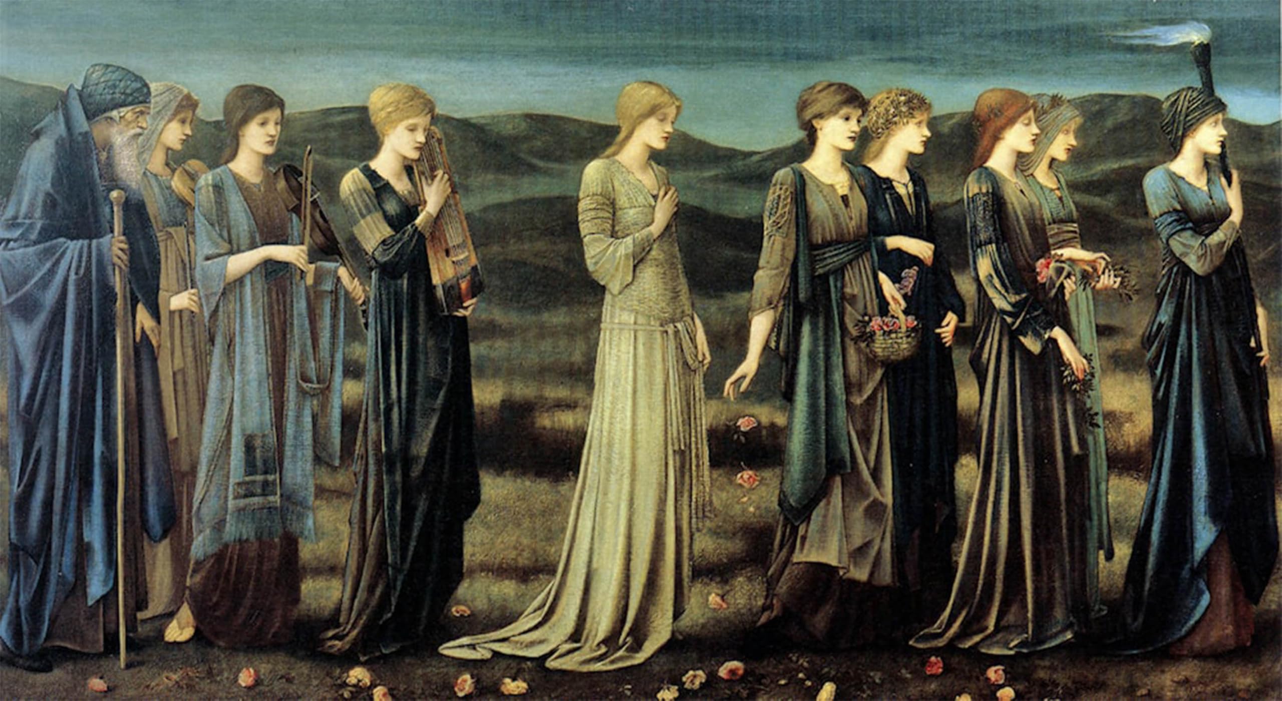 Impression Pour la Décoration Murale Salon Peinture Burne Jones