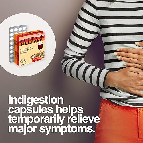 Miniatura 2 de Miers Lab - Cápsulas de alivio de la indigestión comprimidos homeopáticos para aliviar la acidez estomacal, seguras y efectivas, acción rápida, 32