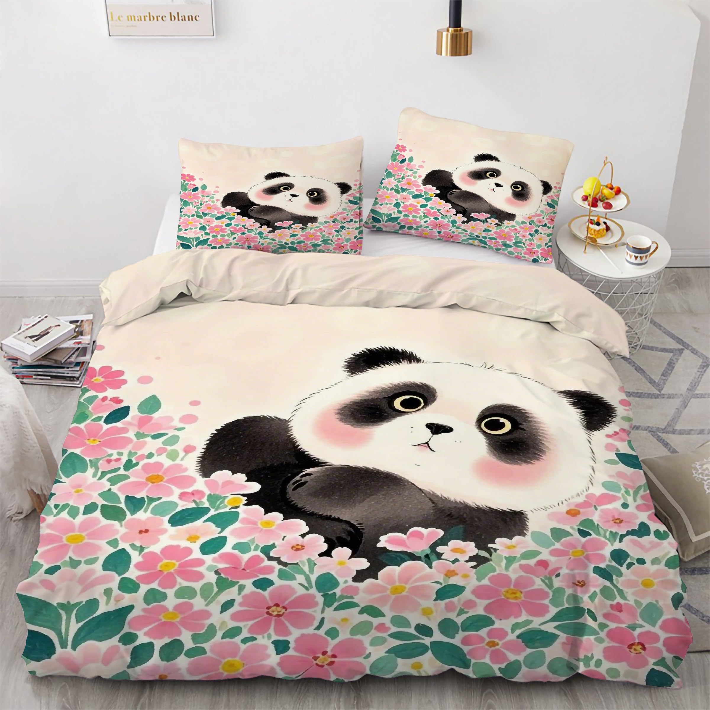 Housse de couette microfibre douce thermique et hypoallergénique 220x240