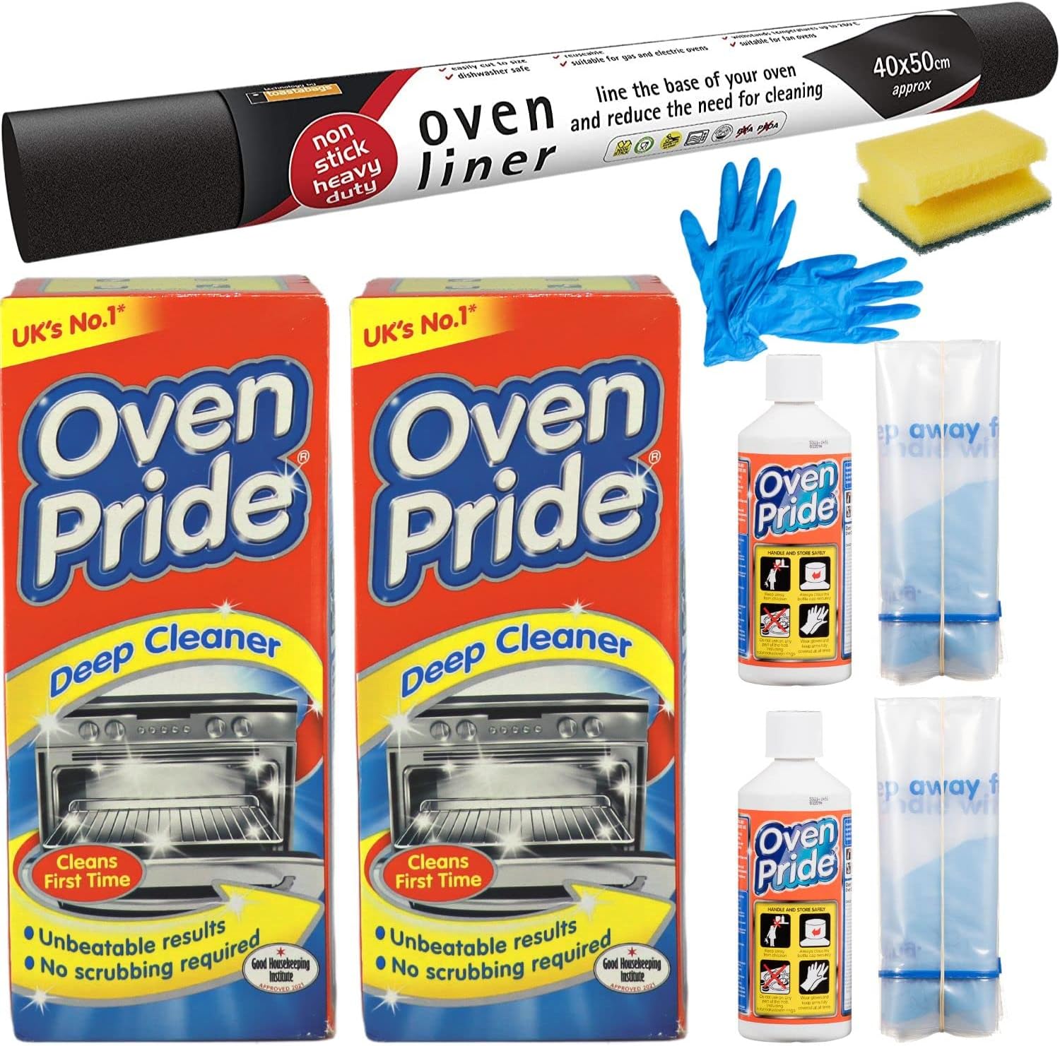 Oven Cleaner 2 X Oven Pride With Oven Liner Oven Cleaner For Fan
