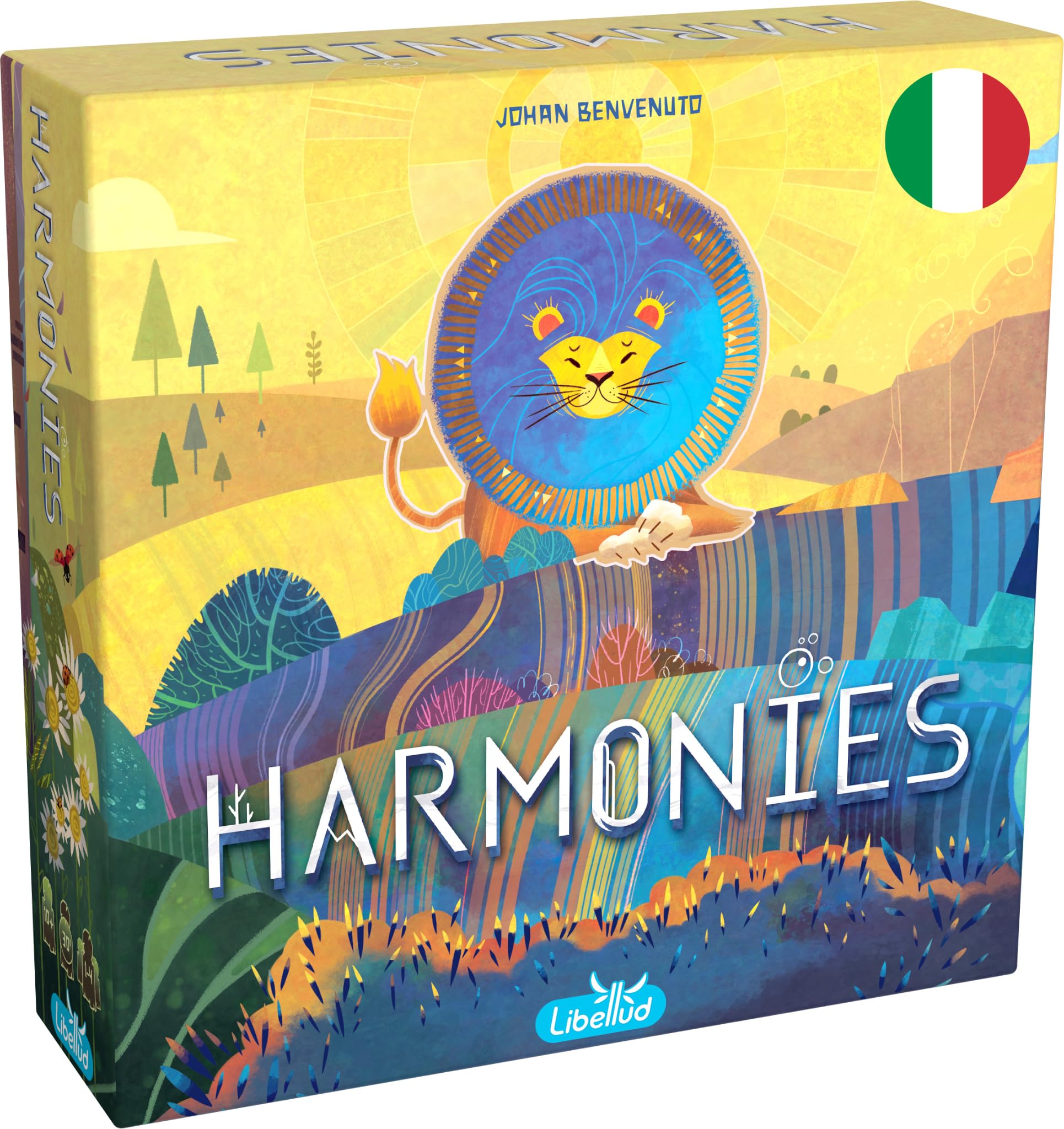 Asmodee, Harmonies Board Game, 10+ Years, 1-4 Players, Italian Edition