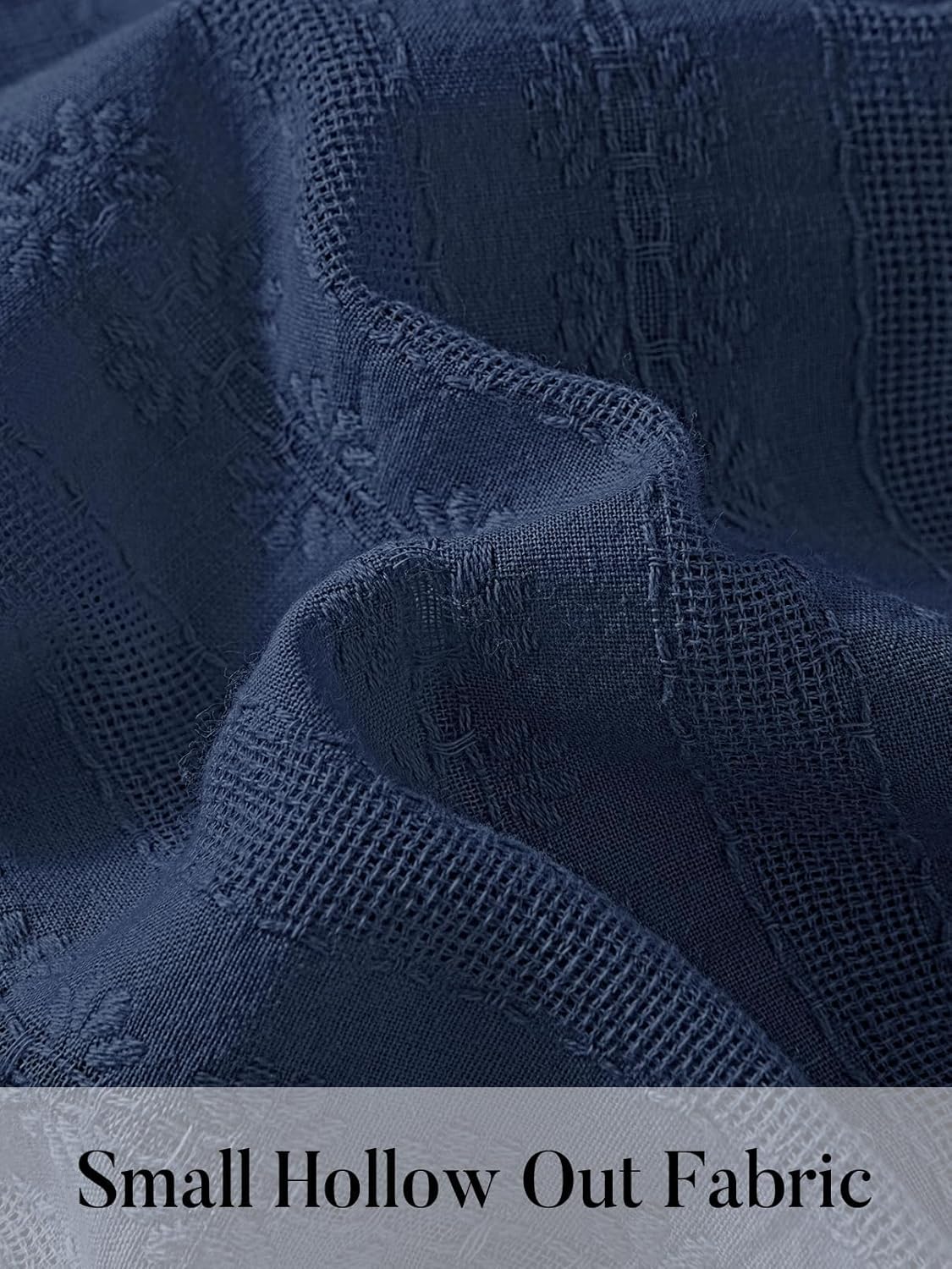 MEROKEETY Spring Summer Midi Dresses for Women 2026 Casual Beach Vacation Sleeveless Boho V Neck Cotton Maxi Dress Pockets - Image 5