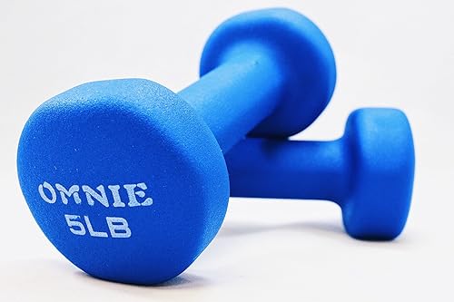 Miniatura 11 de TELK Mancuernas de neopreno, agarre antideslizante de neopreno, entrenamiento de construcción corporal de lujo, ideales para ejercicio general, 1