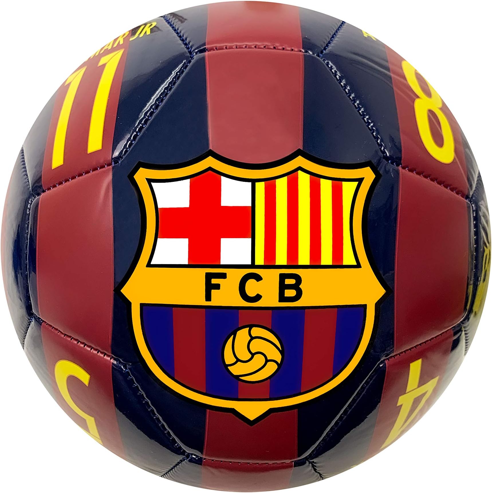 Barcelona Soccer Ball (Size 5), Licensed Barcelona Players Name & Number Ball #5