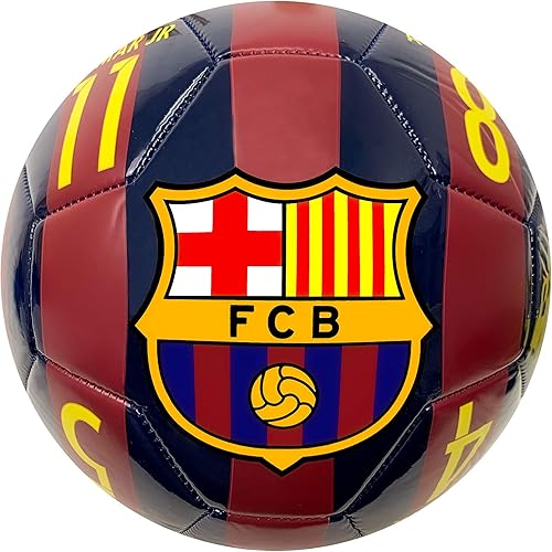 Icon Sport Balón de fútbol de Barcelona (talla 5), nombre y número de jugadores de Barcelona con licencia #5