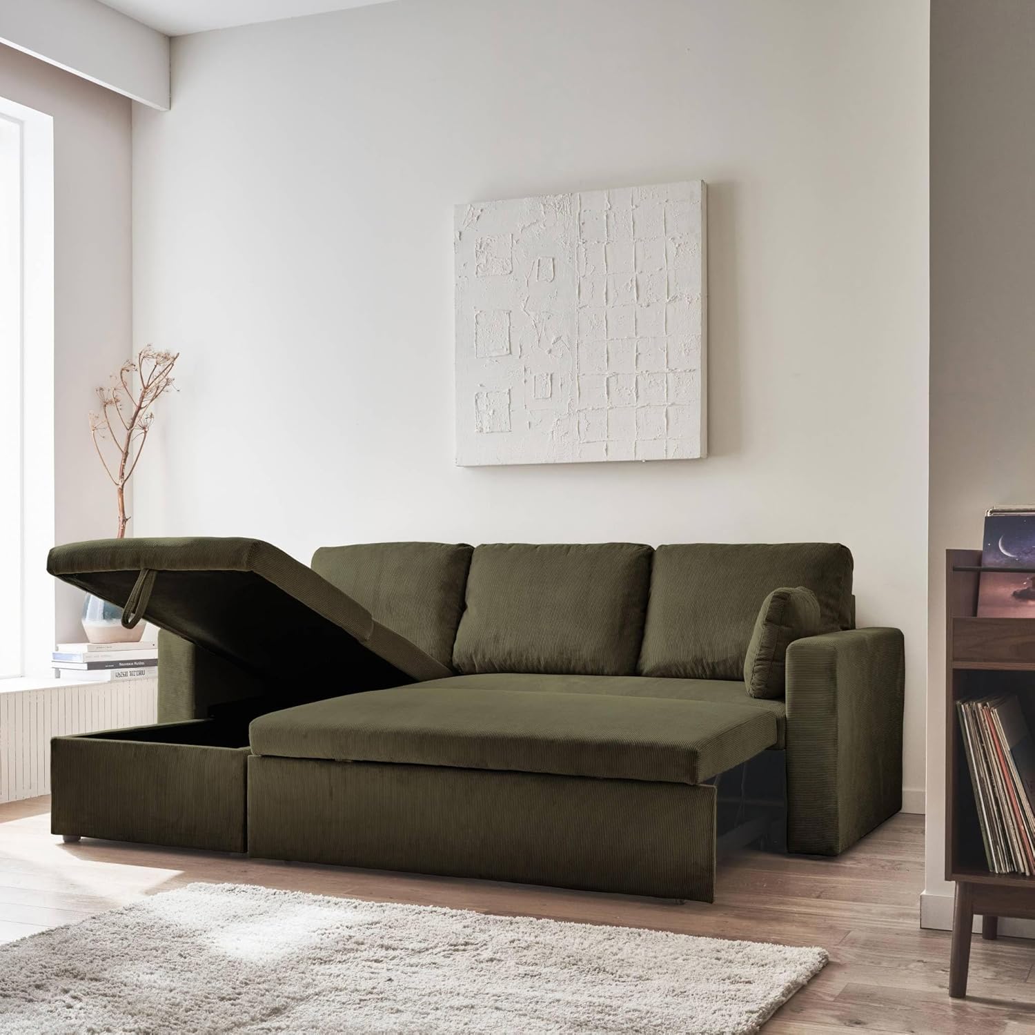 sweeek Ida Sofa Bed in bed configuration