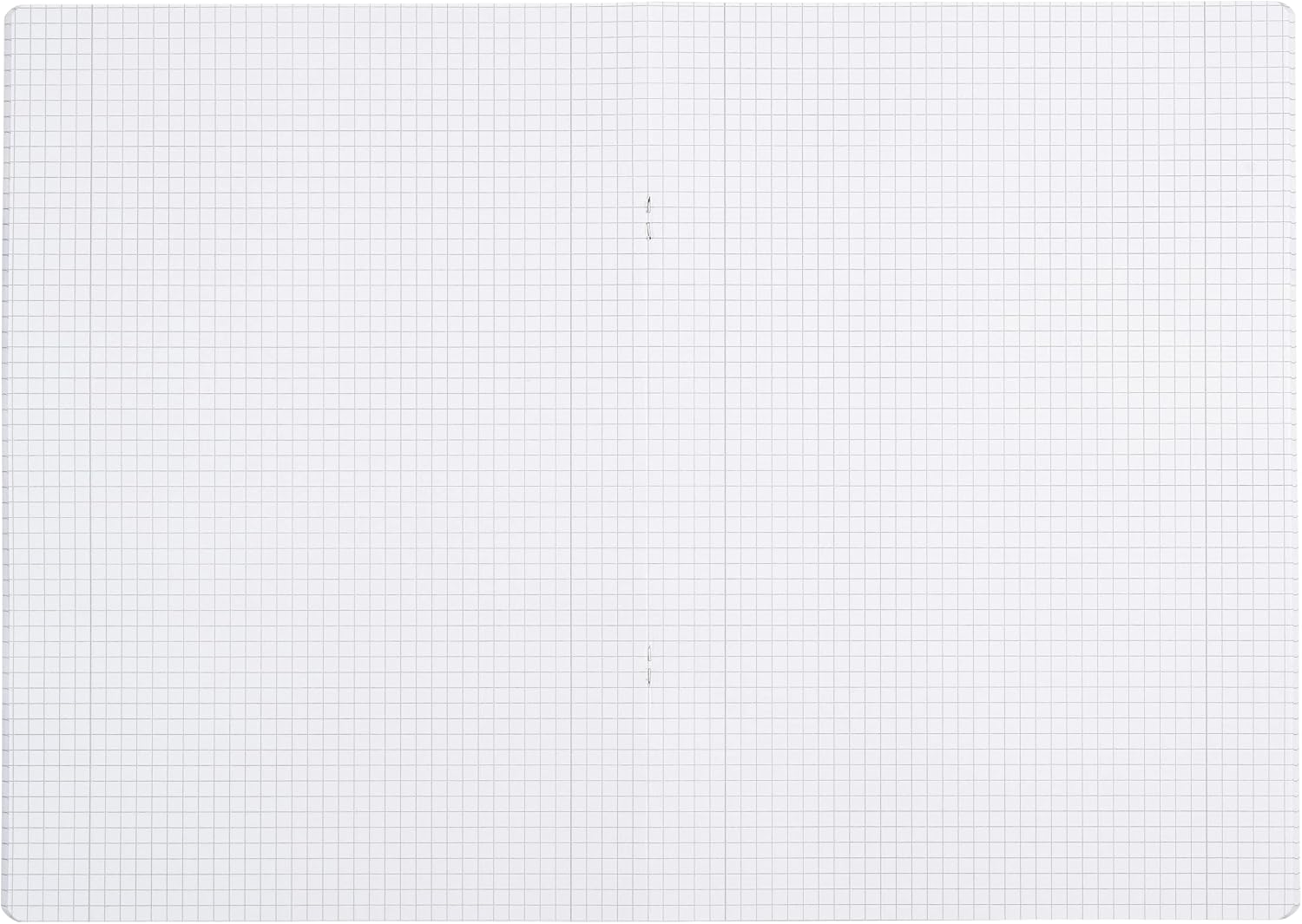Oxford A4 School Notebook, Lined Line Style 28 - Squared. Aubergine - Image 4