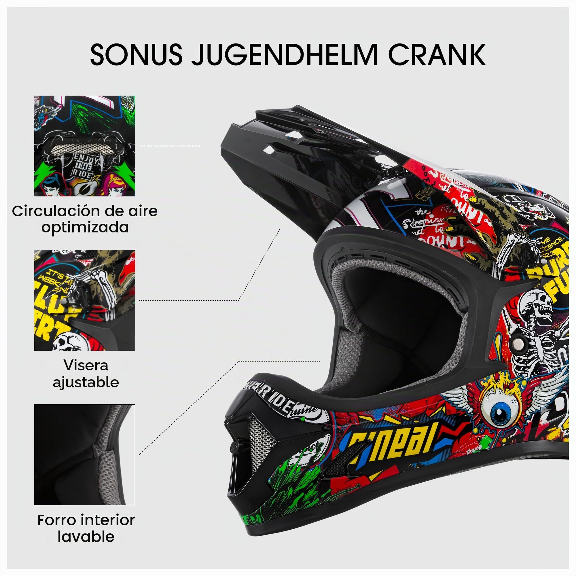 O'Neal Sonus CASCO Unisex adulto