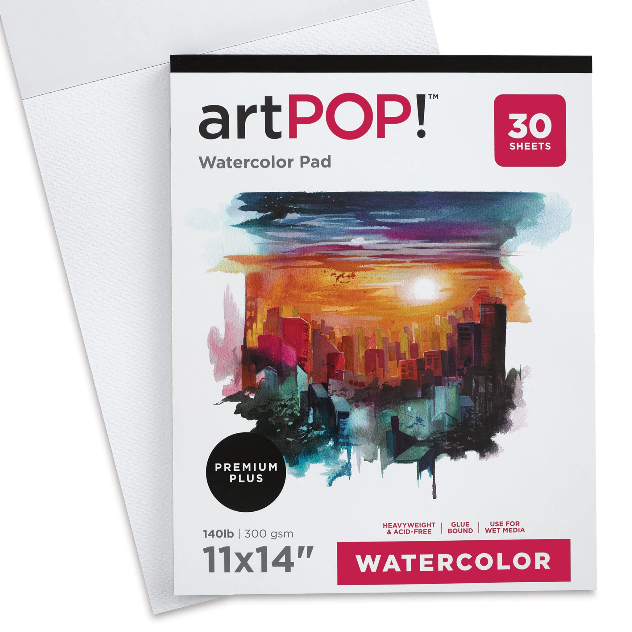 artPOP! Watercolor Paper Pads, 2-Pack, 11
