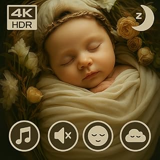 Sleep Time Lullabies: Soothing Baby Sleep Screensaver for TV