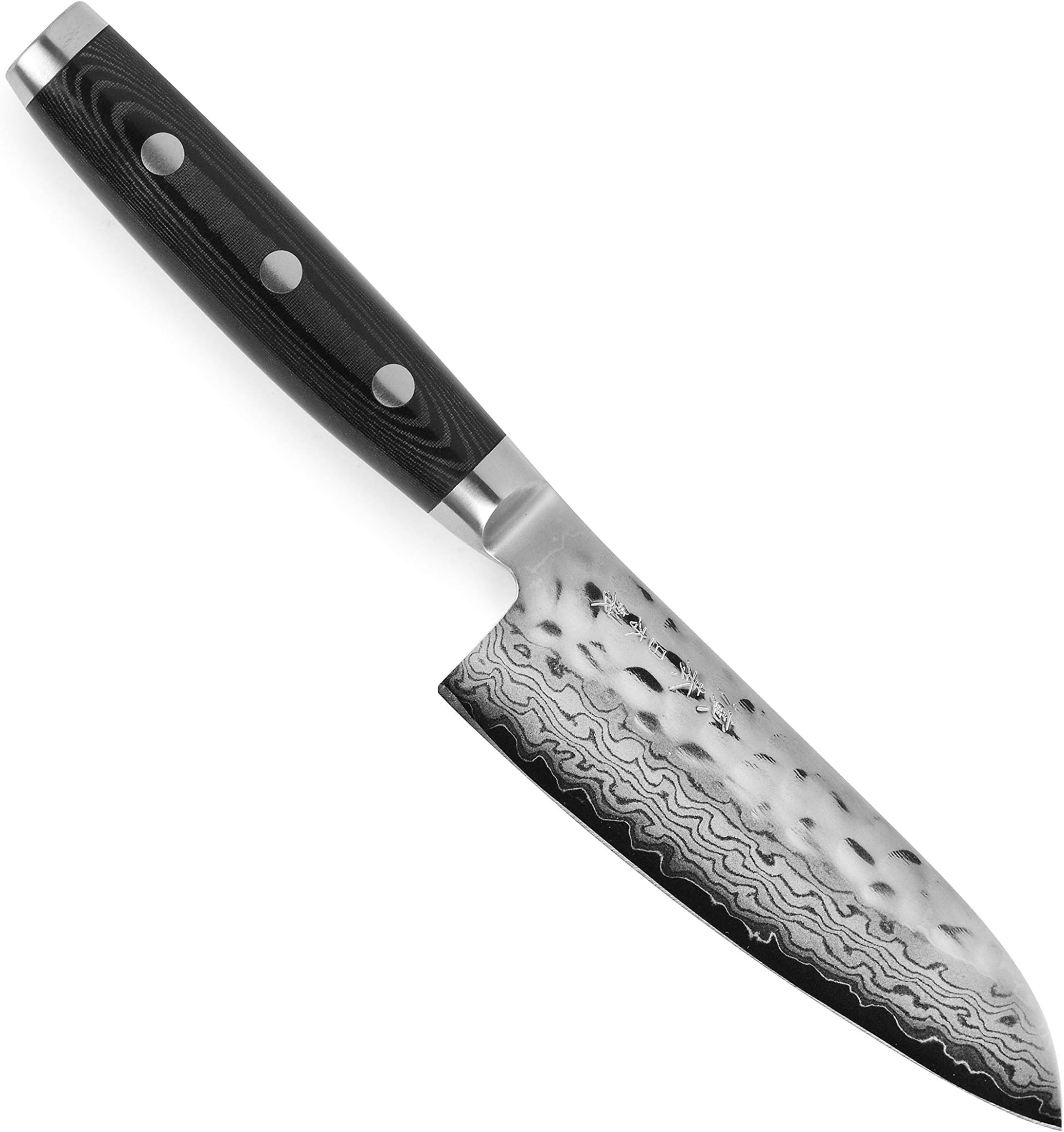 Enso HD Small Santoku Knife - Made in Japan - VG10 Japanese Hammered Damascus Stainless Steel - 4.75" Blade