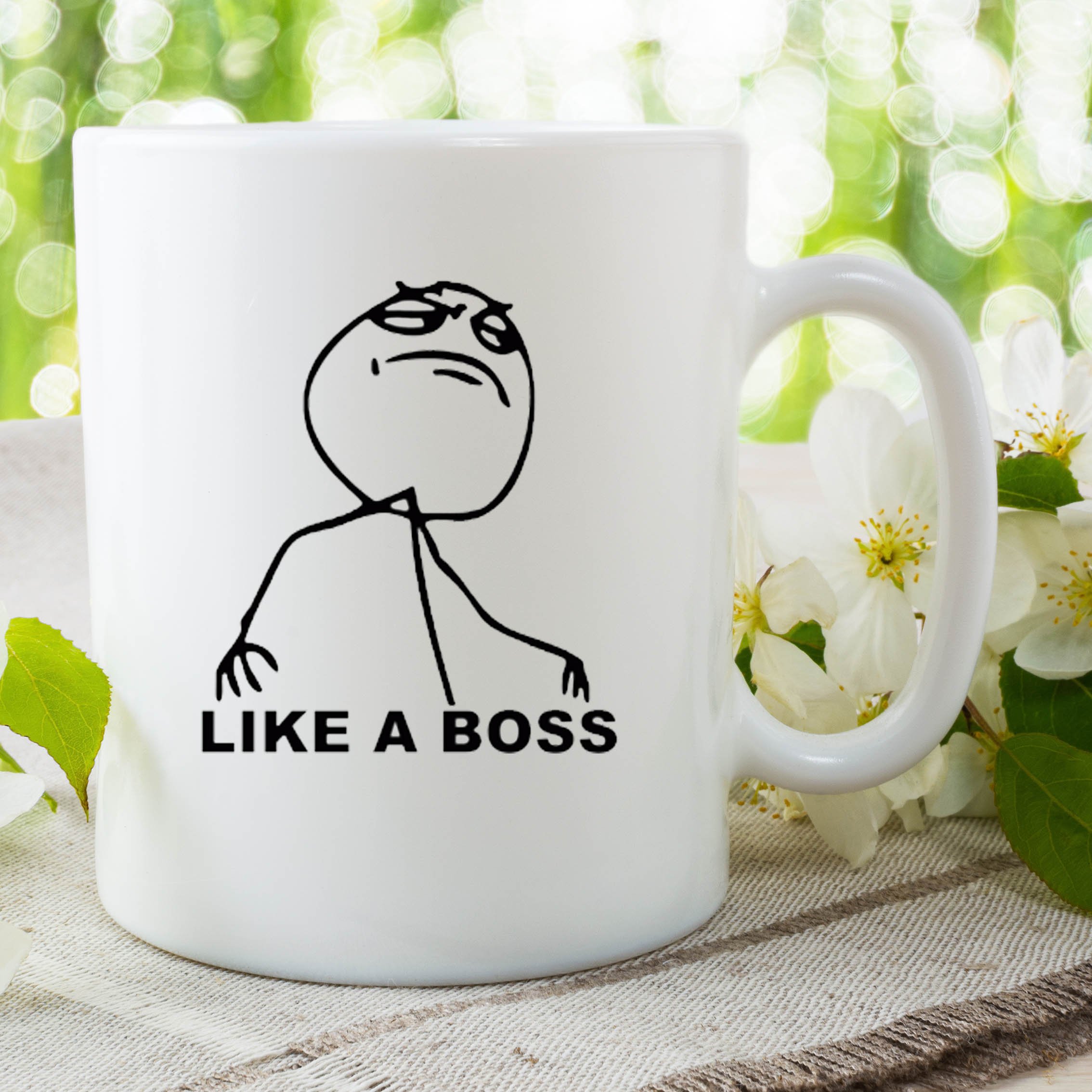 Peachy Antics White Funny Novelty Boss Mug Humour Cups Work Ceramic Joke Secret Santa Fun Wsdmug645