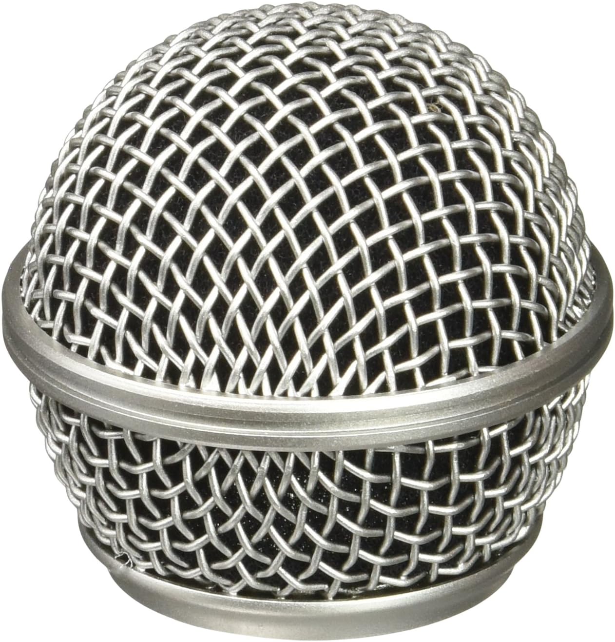 Performance Plus M58S Mesh Grill Replacement for Shure SM58-Original Brushed Nickel