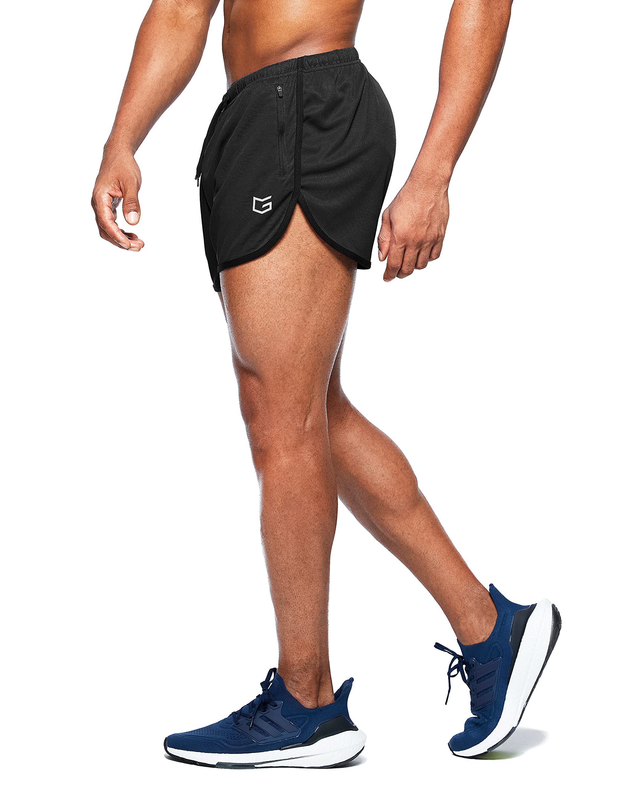 G Gradual Men's Running Shorts 3 Inch Quick Dry Gym Athletic Workout