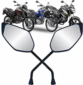 Retrovisor Fazer 250 Factor 150 Yamaha Convexa Xj6 Tenere