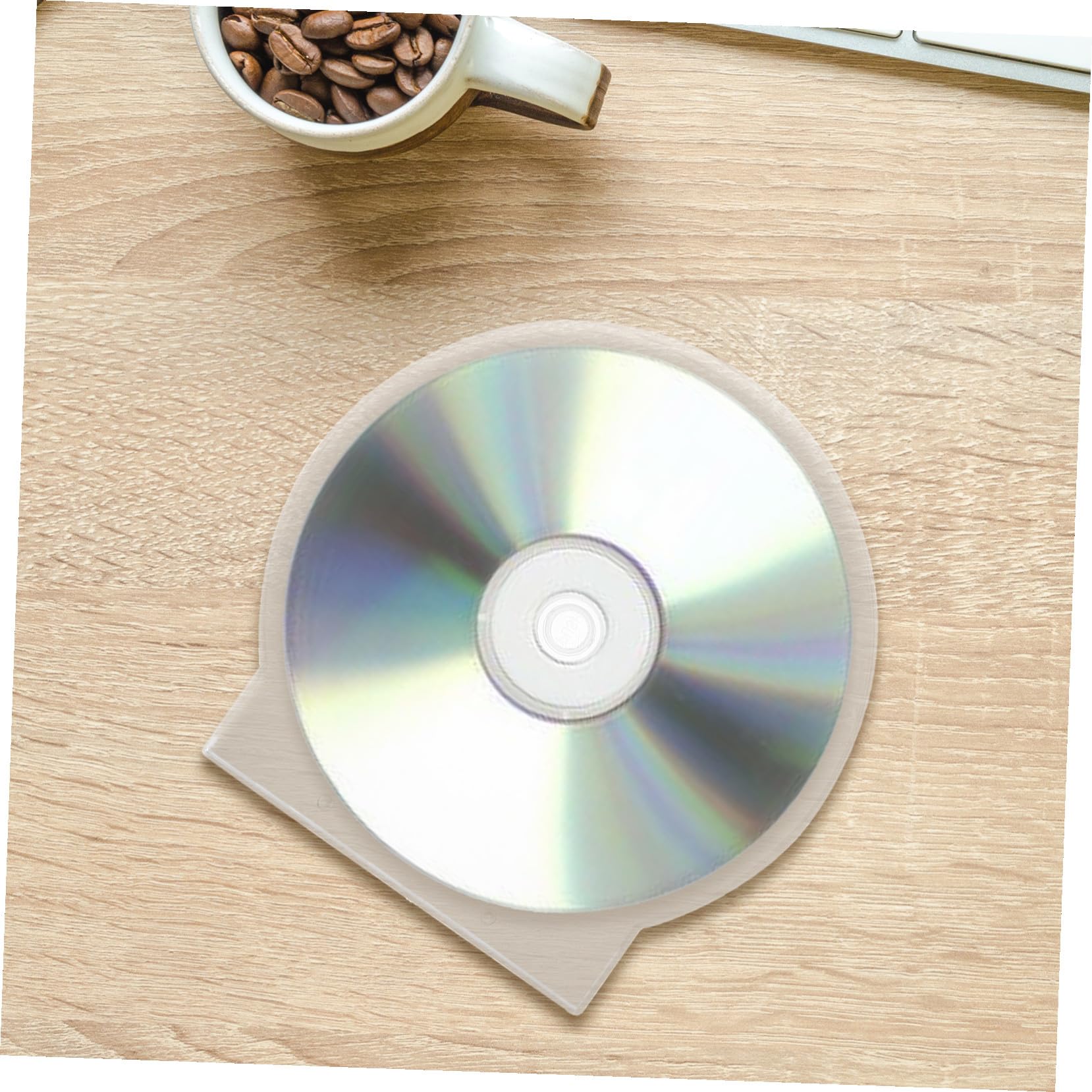 VALICLUD Custodia CD Rigida 50pezzi Organizzatore per Dischi Dvd Custodia Protettiva Design Spesso e Minimale