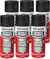 Vista 9 de Rust-Oleum 249418 Spray de imprimación lijable automotriz, 12 onzas, negro