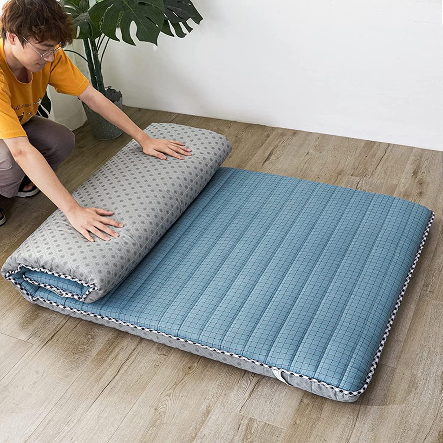 XWSM Materasso Futon Giapponese Addensato, da Pavimento Pieghevole