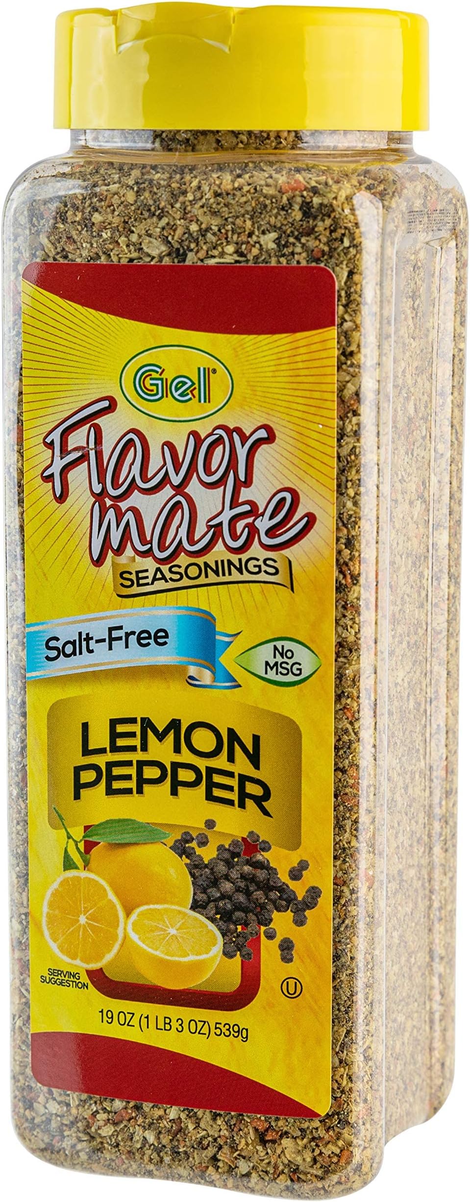 Flavor Mate No MSG Salt Free Seasoning 19 oz Club Size