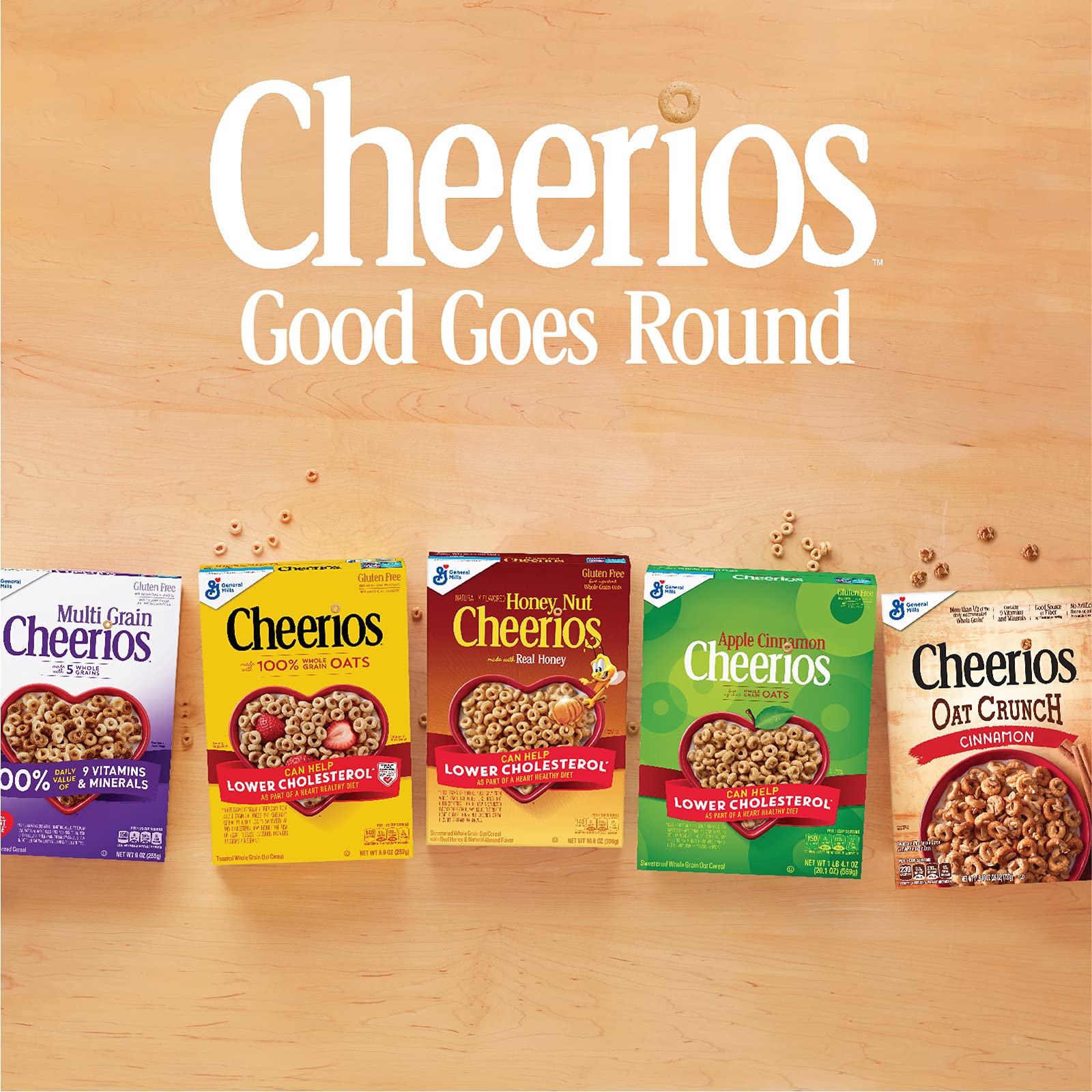 Buy Multi Grain Cheerios, Breakfast Cereal, Gluten Free, Whole Grain