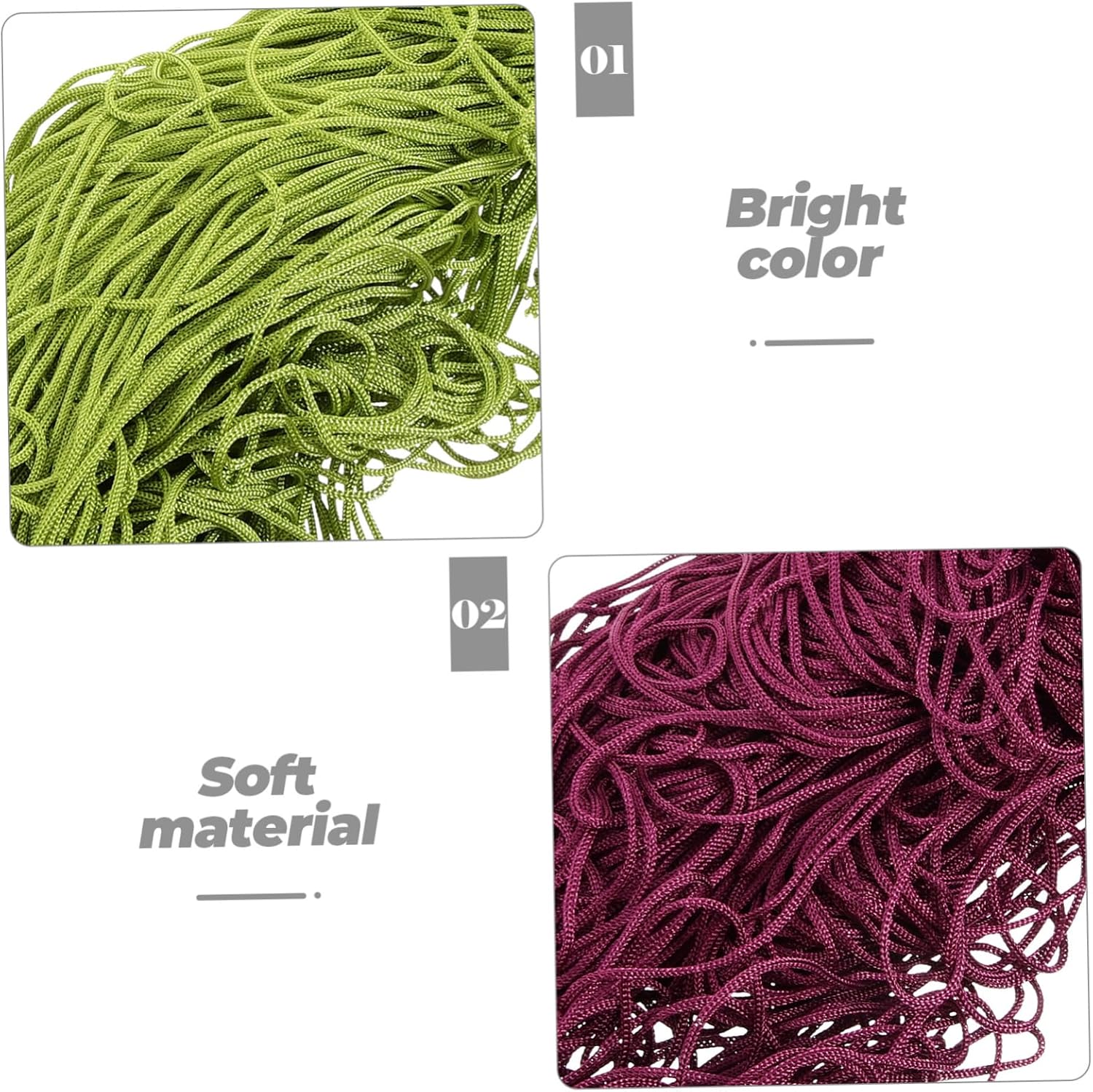Yarn for Crocheting 6 Bundles Polyester DIY Crochet Thread image 5