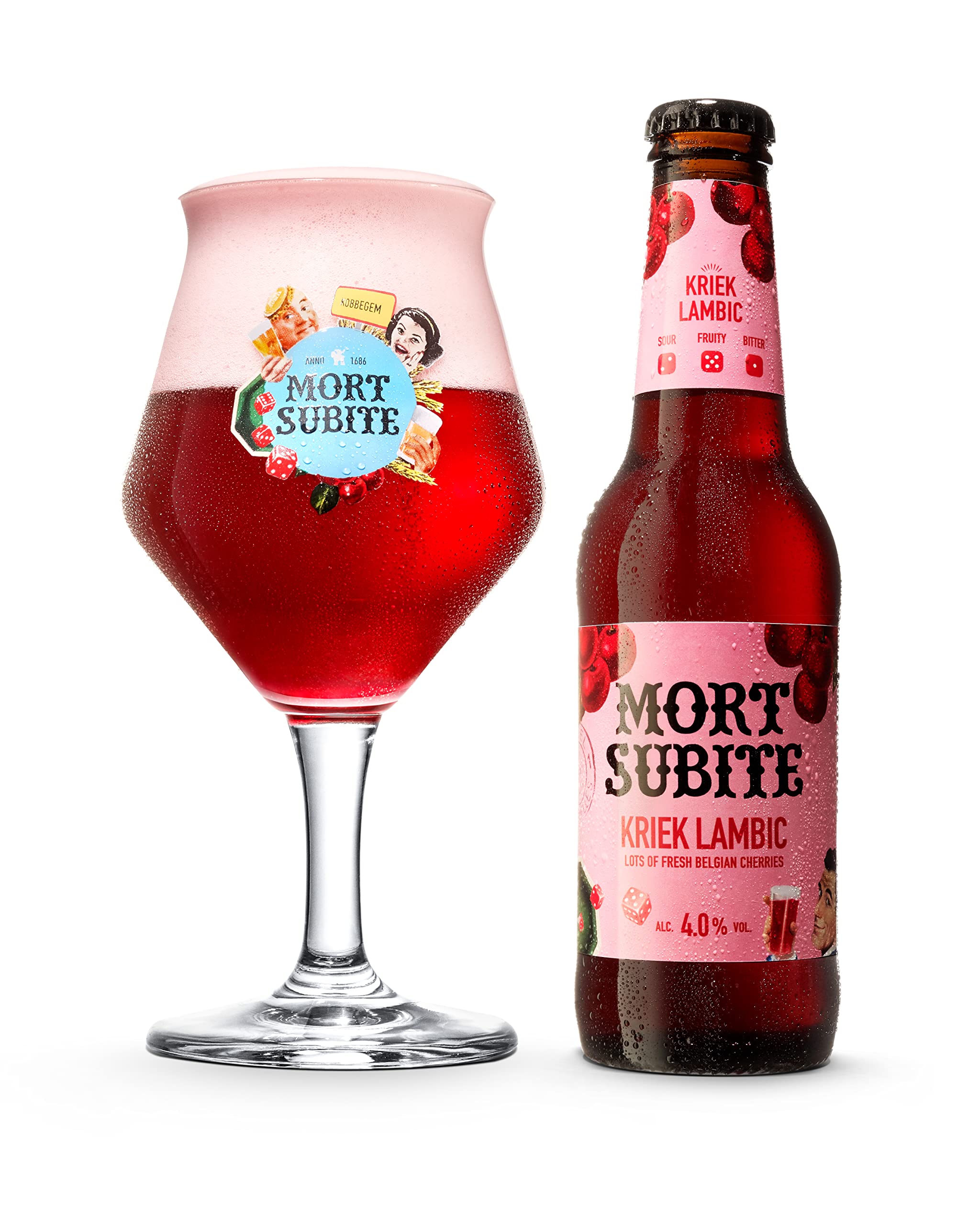 Mort Subite Cerveza - Caja de 12 Botellas x 250 ml - Total: 3 L