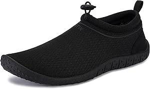 WHITIN Wasserschuhe Damen Herren Aquaschuhe Schnell Trocknend Strandschuhe Mit Dicke Sohle