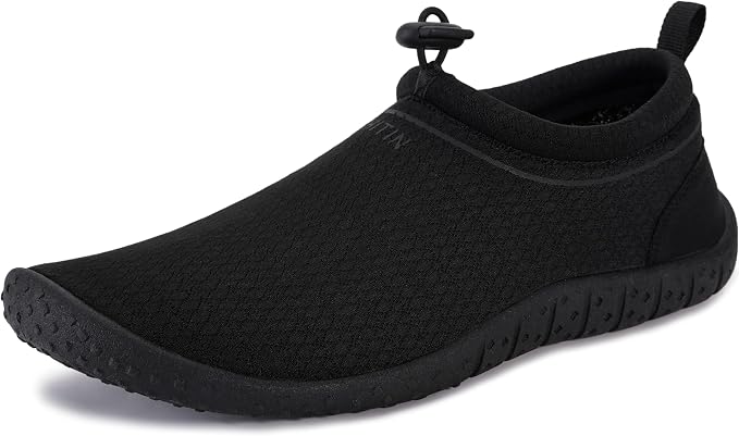 WHITIN Women's Water Shoes Quick Dry Aqua Socks Minimalist Barefoot Size 6 Lady Comfy Swim Pool Lake Beach Yoga Sport Kayak Sand Sneaker Green 36