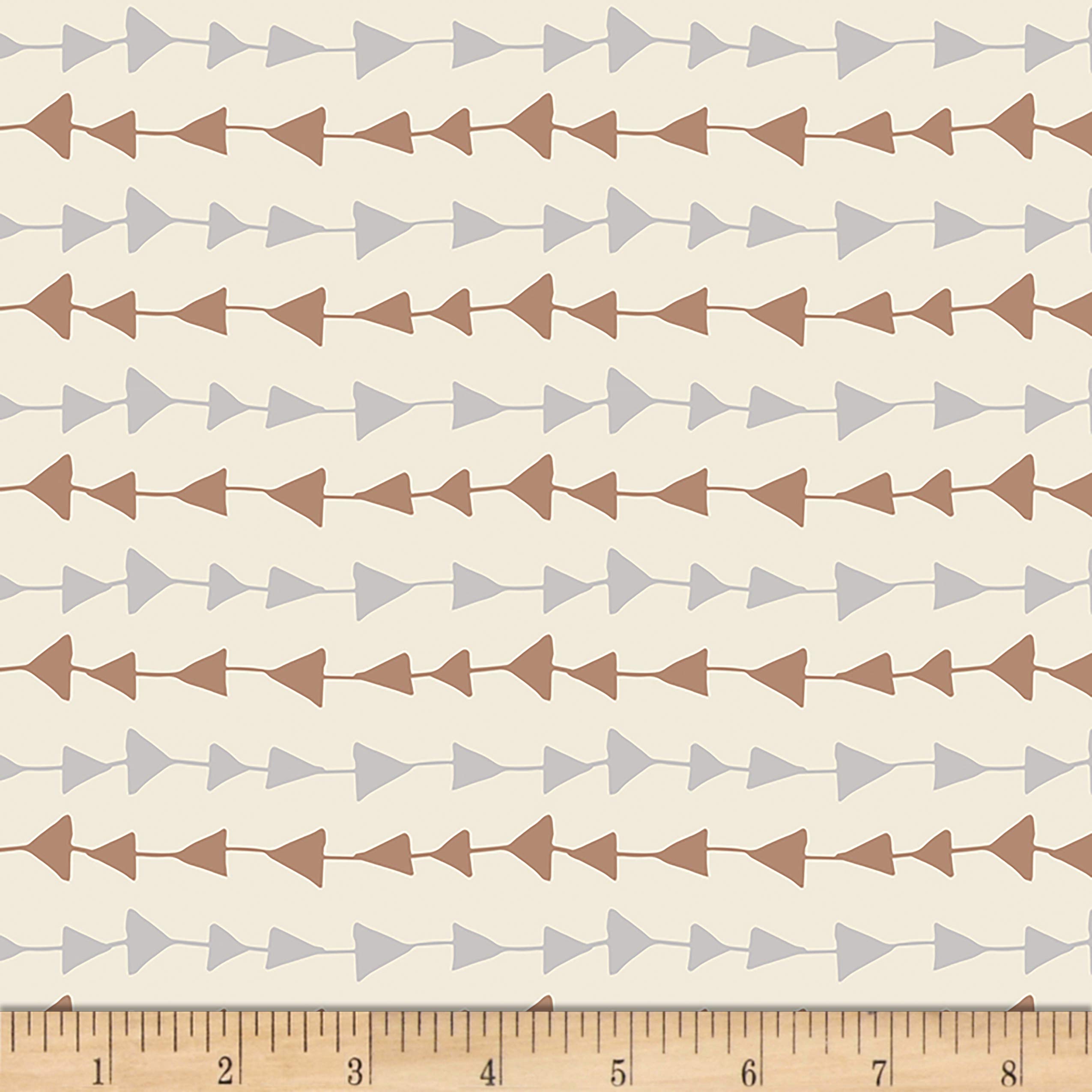 Art Gallery Fabrics Art Gallery Hello Bear Follow Me Moonlight Fabric, Beige