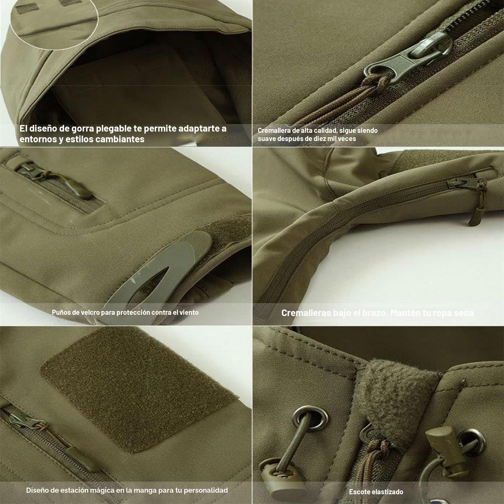 Conjunto de ropa de caza de camuflaje militar con cinturón, chaqueta suave para hombre, pantalones, chaqueta táctica y pantalones de combate, conjuntos de traje de combate impermeable del ejército.