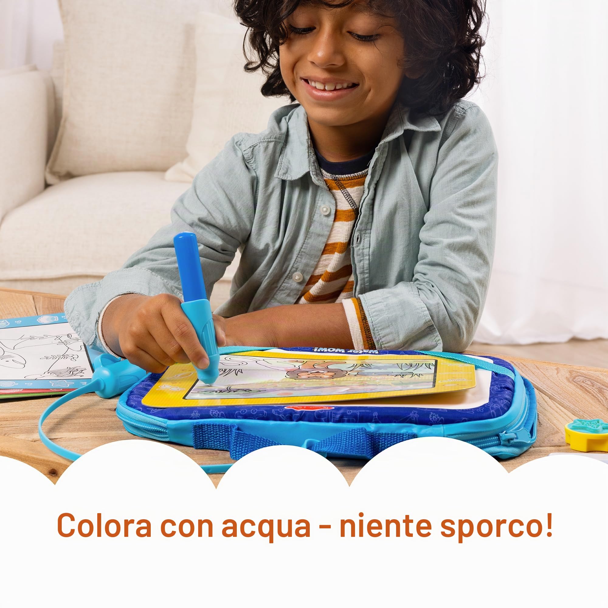 Melissa & Doug Water Wow Set da Disegno Multi attività Portatile con Colori a Sorpresa, Giocattolo da Viaggio Adatto dai 3 Anni in su