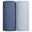 lulumoon Muslin Swaddle Blanket Baby - Cotton Swaddling Blanket Soft Baby Receiving Blankets Neutral 2Pack(Navy)