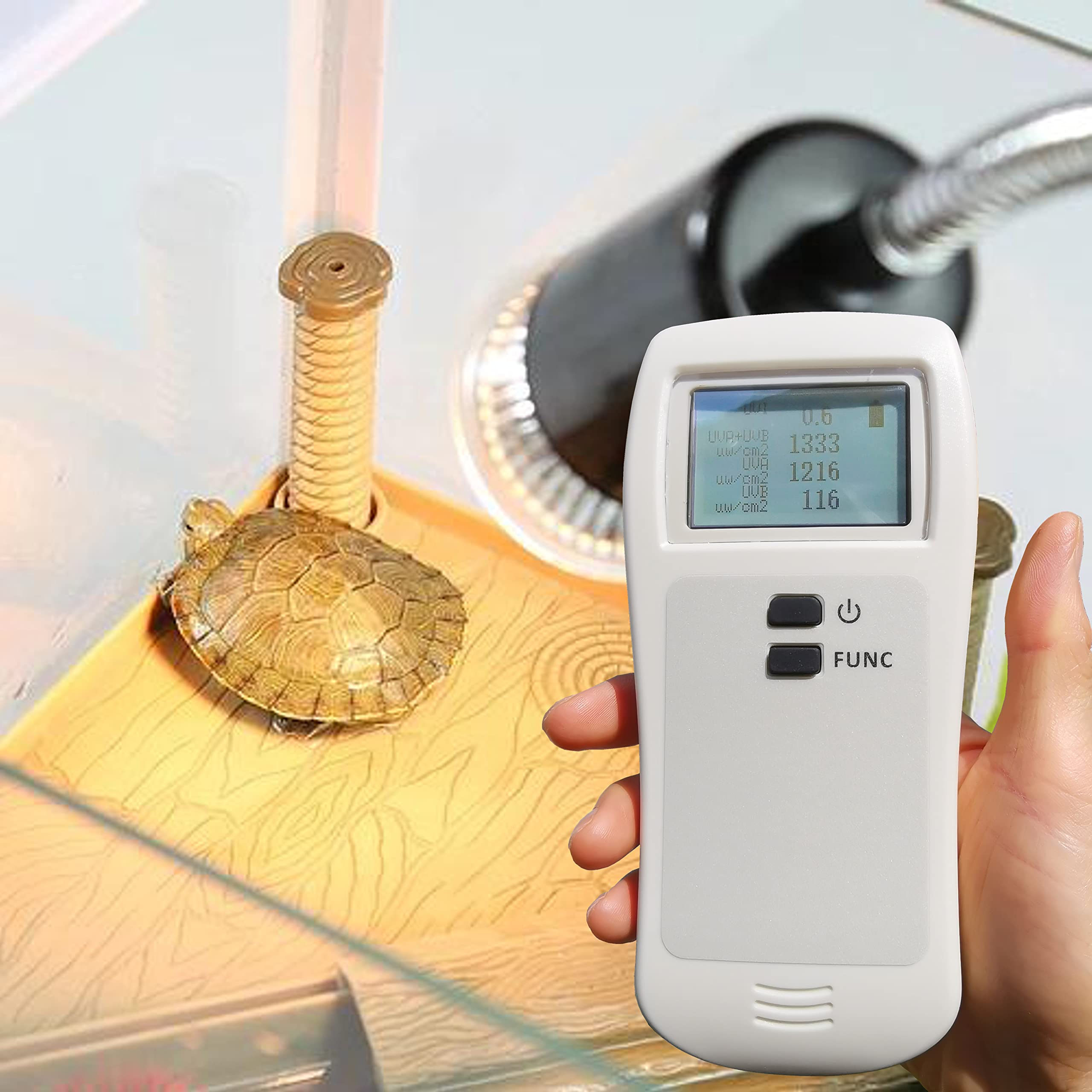 Snapklik.com : Ultraviolet UVA And UVB Light Meter, Display UV Index ...