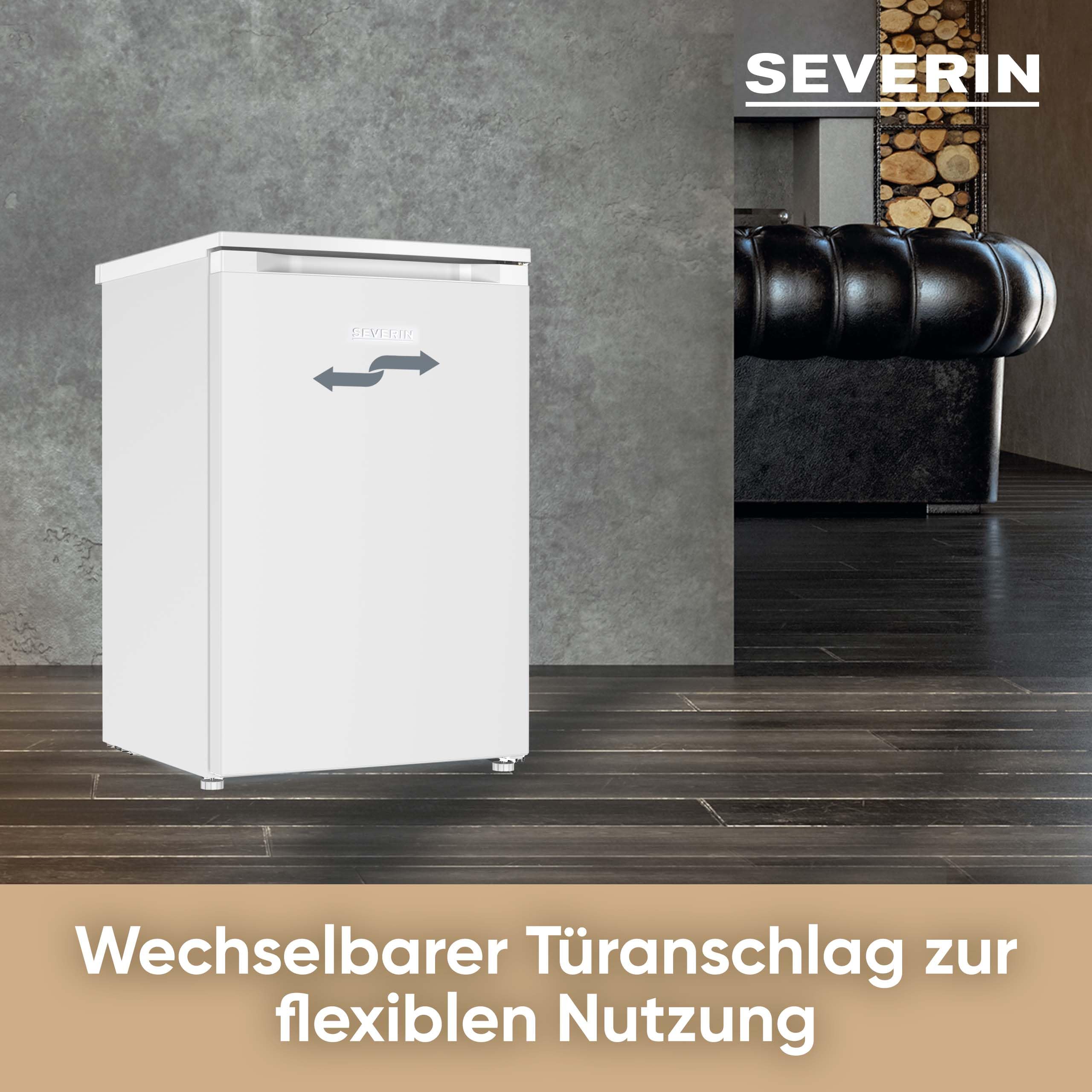 SEVERIN Gefrierschrank, besonders leise - 38 dB, individuell nutzbar durch 1 Klappe und 2 Boxen, 85 L Nutzinhalt, weiß, GS 8864