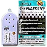 Hidden Noise Maker Gag Prank - 10 Different Sounds - Ringtone, Dog, Cat, Cricket, Fart, Baby Cry, Smoke Alarm, Monkey, Screaming Goat, Bird (1 Pack)