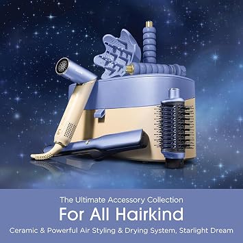 Shark Glam Ceramic & Air Styling and Drying System, HD6042SUKPL