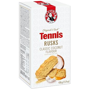 Bakers Tennis Biscuit Rusk | 1 Pack | 450g | Coconut Flavored Rusk | Special Edition |