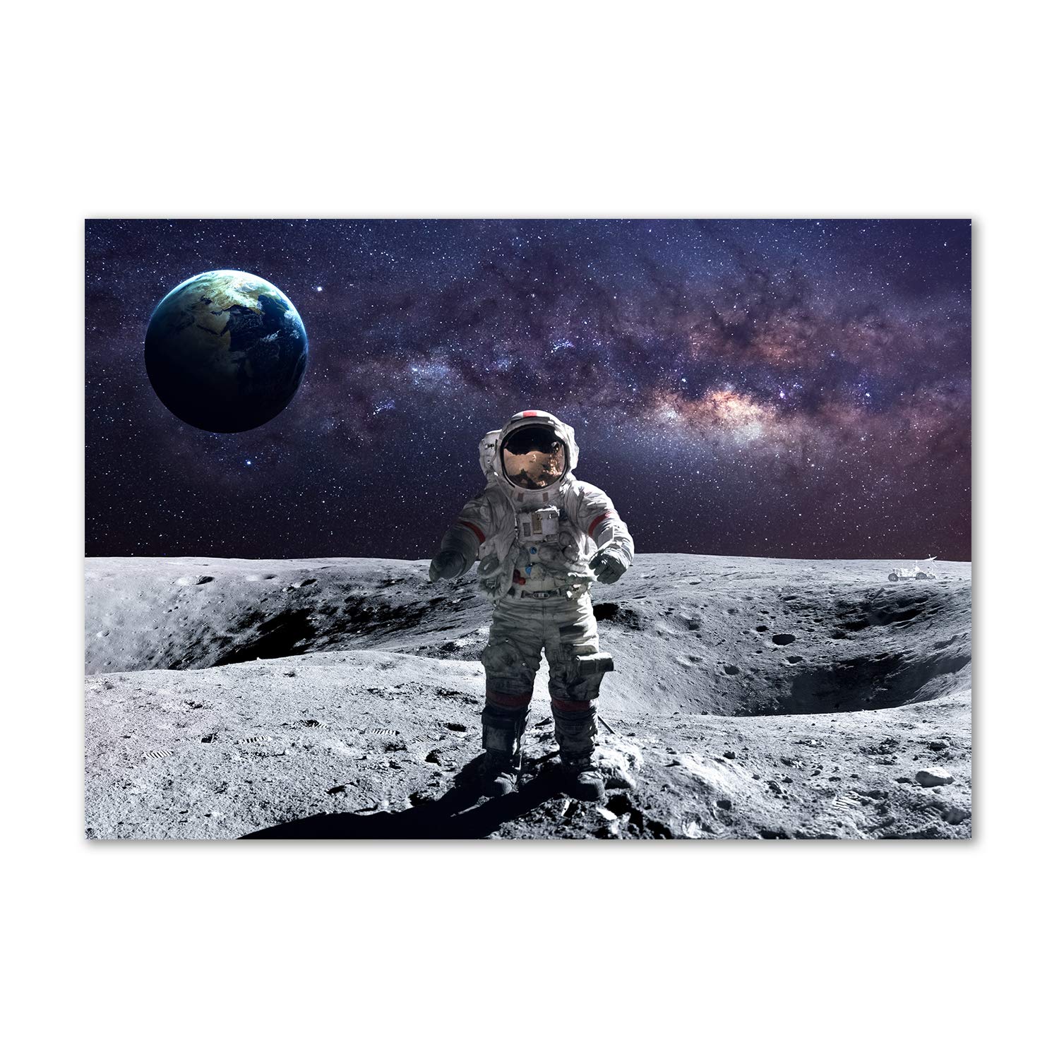 Cosmos y ciencia ficcion astronaute tableau acrylique pour decoration murale geek et moderne