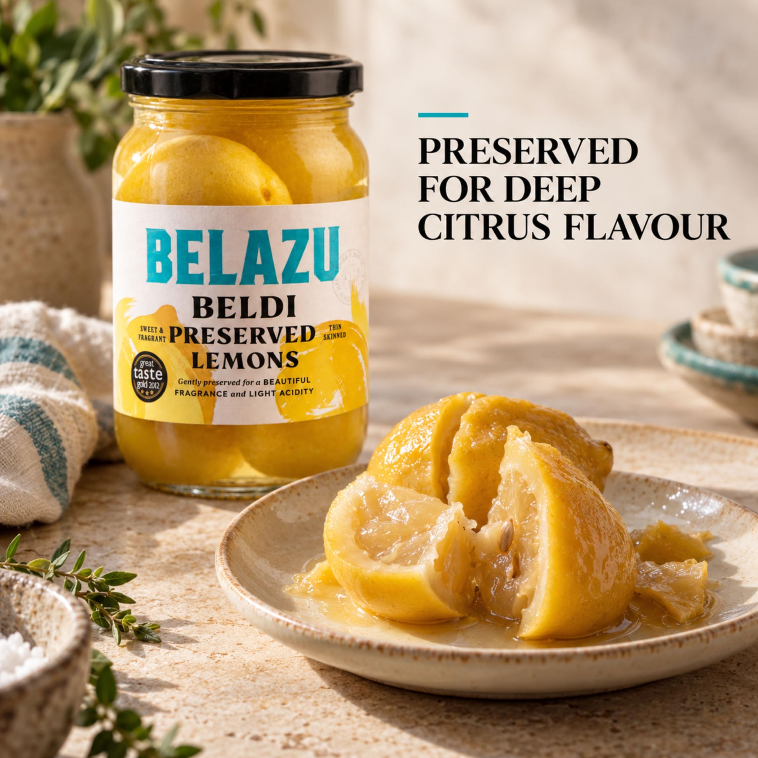 Amazon.com: Belazu Preserved Lemons 360g : Grocery & Gourmet Food