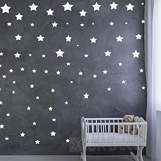 Pink Star Wall Stickers, Stars Wall Decals, pattern wall decals, Nursery wall stickers, Wall decals nursery, Kids room decor, vinyl wall decals